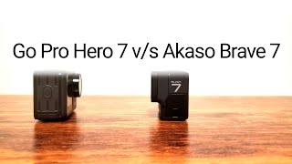GO PRO HERO 7 VS AKASO BRAVE 7