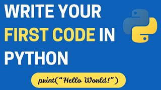 03. Write Your First Python Program with Jupyter Notebook!