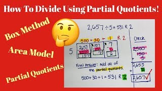 Area Model Division (Box Method) Easy Division Method