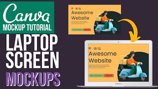 Make Laptop Canva Smartmockups - Canva Mockup Tutorial