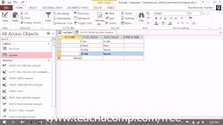 SQL Training - Structured Query Language Tutorial - The DELETE Statement Lesson