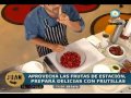 Casero y muy rico dulce de frutilla y canela.(Parte 1)