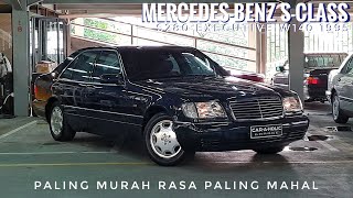 Baru 10 RIBU KM! Naik Mercedes-Benz S-Class Executive W140 Auto Berasa OKL!