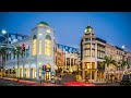 Matembezi Ya Usiku Kwenye Mitaa Ya Beverly Hills, California, USA 🇺🇸