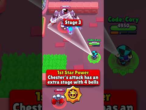 New Brawler CHESTER: Star Powers, Gadgets + Stats Gameplay!