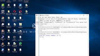 Python 3 programming tutorial: Random function (Visaya version)