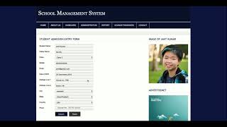 School Management System | PHP and MySQL Project Source Code | PHP MySQL CRUD Project