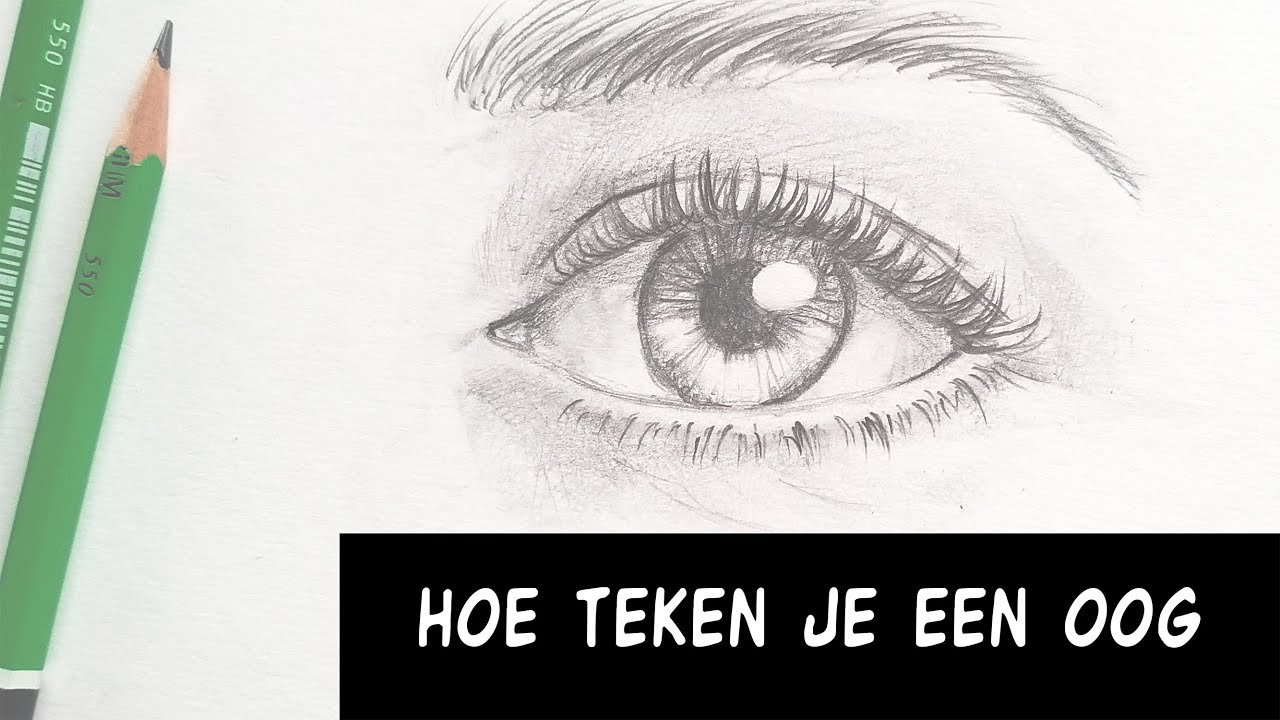 Hoe Teken Je Een Oog - YouTube