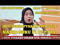 JADWAL PENDAFTARAN PPPK 2024 ! 2 INFO TERBARU DIRJEN GTK PERIHAL NASIB GURU P1 P2 P3 P4 DI PPPK 2024