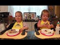 Twins try blueberry blintz