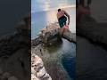 😱 Craziest cliff jump!