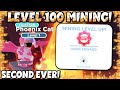 ⛏️I Reached level *100* Mining In Roblox Overlook Bay! *SECOND EVER!* Molten Mines Update! 🌋