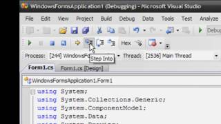 Using Breakpoints (C# .NET)
