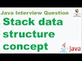 Stack data structure concept and related operations? || Custom Stack Implementation  in java
