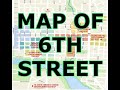 MAP OF SIXTH STREET [ AUSTIN TEXAS ]