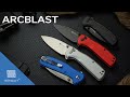 SENCUT ArcBlast Flipper & Button Lock & Thumb Stud Knife