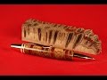 Turning a Banksia Pen With Dyed Epoxy #10