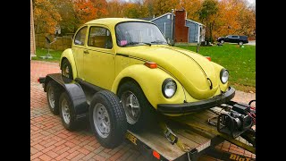 RARE 1973 Vw Sports Bug Found - rescued 4 Full Restoration