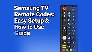 Samsung TV Remote Codes: The Complete Guide (2026 Update!) | Remotesinfo