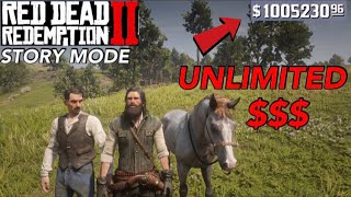 Red Dead Redemption 2- UNLIMITED MONEY GLITCH (STORY MODE)