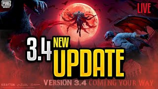 BGMI LIVE 3.4 UPDATE IS  FAZE AATHI