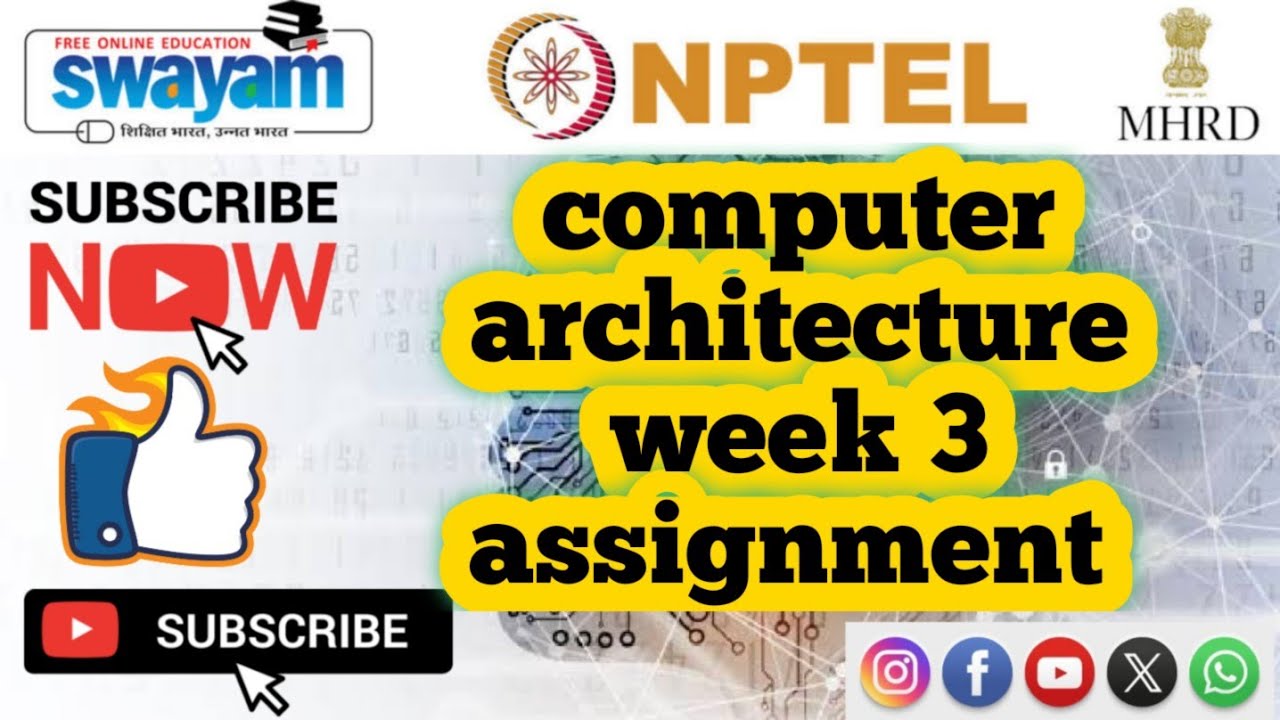 Computer Architecture Week 3 Quiz Assignment Answers 3 2024 Nptel Computer Architecture Week 3 Quiz Assignment Answers 3 2024 Nptel