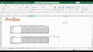 YO22_Excel_Ch10_PS1_Scheduling_Employees | YO22 Excel Ch10 PS1 Scheduling Employees 1