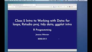 R Programming 2022 [2]: Introduction to working with data frames, ggplot2