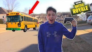 I Skipped SCHOOL All Day To Play Fortnite! *GOT CAUGHT*