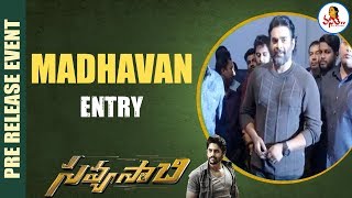 Madhavan Entry At Savyasachi Pre Release Event | Naga Chaitanya, Nidhhi Agerwal