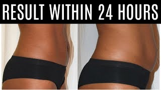 EASY WAY TO LOSE BELLY FAT FAST OVERNIGHT | DIY BODY WRAP WITH PLASTIC | GET RID OF LOVE HANDLES