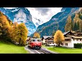 World’s Most Beautiful Train Ride in Switzerland🇨🇭Roaming Around Lauterbrunnen Wengen Grindelwald