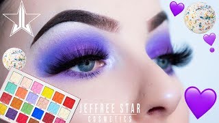 Jeffree Star Jawbreaker Palette Tutorial - Simple Purple Glam