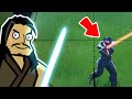 LIGHTSABERS AND SNIPERS: CHAPTER 2!! | Roach Plays Fortnite (The Squad)