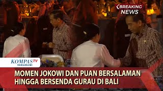 Momen Jokowi dan Puan Bersalaman Hingga Bersenda Gurau di Bali