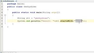 262. startsWith and endsWith Method in Java Programming (Hindi)