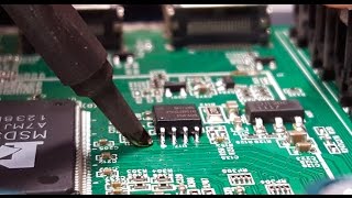 EEPROM Component Replacement Tutorial - How to solder and 8 pin eeprom component