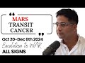 MARS  TRANSIT CANCER - Escalation to WAR - October 20th - All Rising Signs @NipoonJoshi