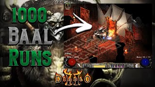 1000 Baal Runs - Diablo 2 - The ultimate troll drop and 1 new grail item!!