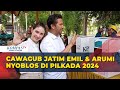 Cawagub Emil Elestianto Dardak & Istri Arumi Bachsin Nyoblos di Pilkada 2024