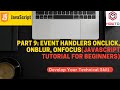 Part 9: Event Handlers onclick, onblur, onfocus(JavaScript Tutorial for Beginners)