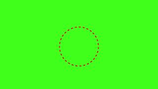 Dots Circle Green screen video