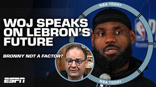 Woj details LeBron James' future: Playing with Bronny is NOT a priority! | NBA Today
