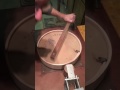 Bending banjo resonator stock