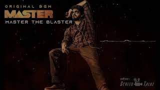 #Master #ScreenTunez MASTER THE BLASTER | Master OST | Master BGM| Thalapathy Vijay | Anirudh