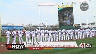 Kansas City Royals are hiring; job fair underway