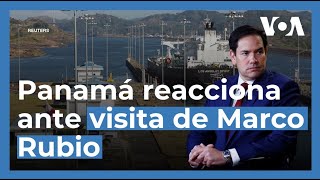 Reacciones de los panameños ante la visita de Marco Rubio