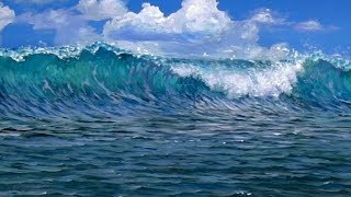 How To Paint A Beach Wave - Acrylics