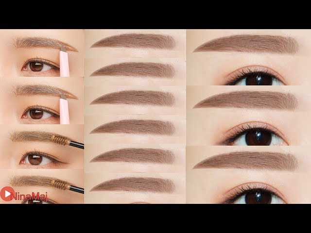 How To Draw Korean Eyebrows