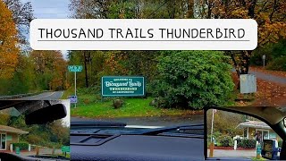 THOUSAND TRAILS THUNDERBIRD | TRAVELLING FOR THE FIRST TIME | ONE WEEK CAMPING | PART 1